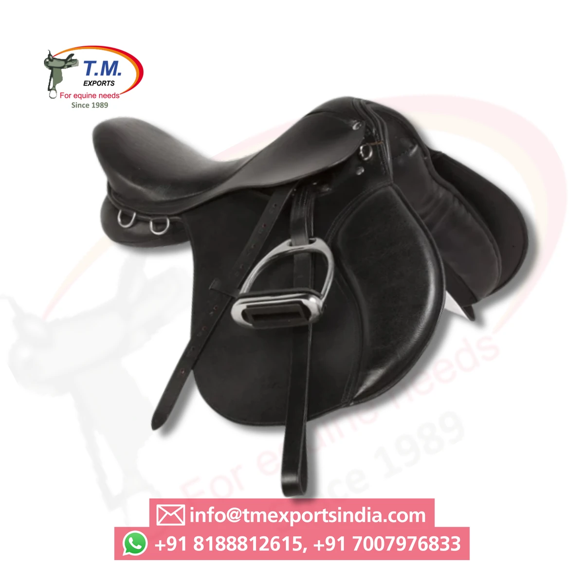 Black Jumping Saddle TM-JMP-001