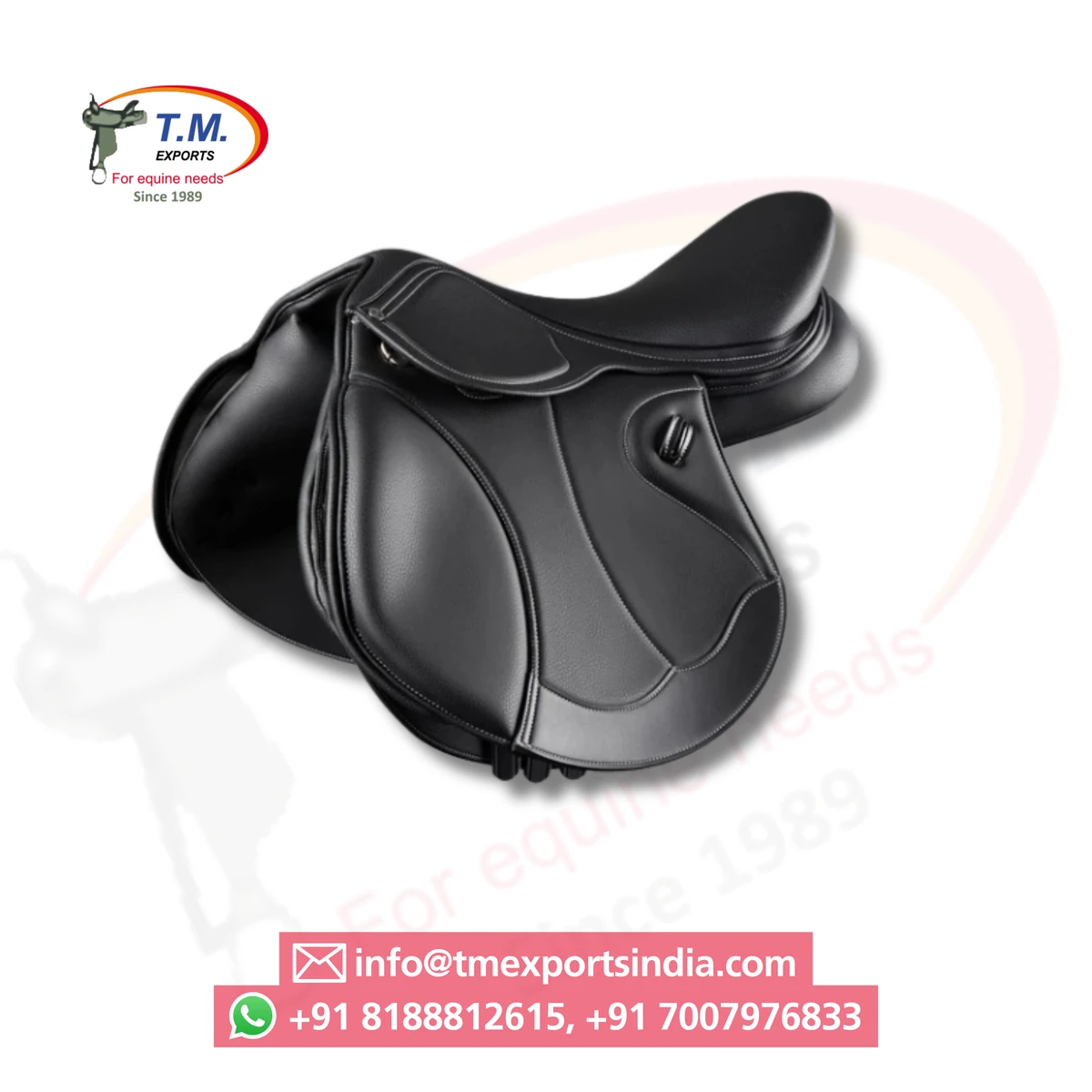 Black Jumping Saddle TM-JMP-005