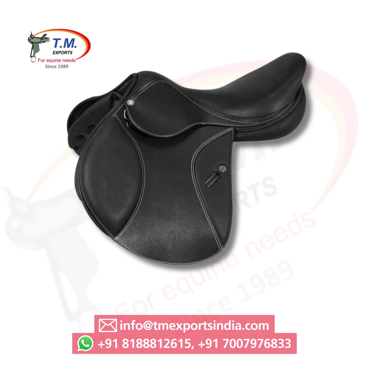 Black Jumping Saddle TM-JMP-006