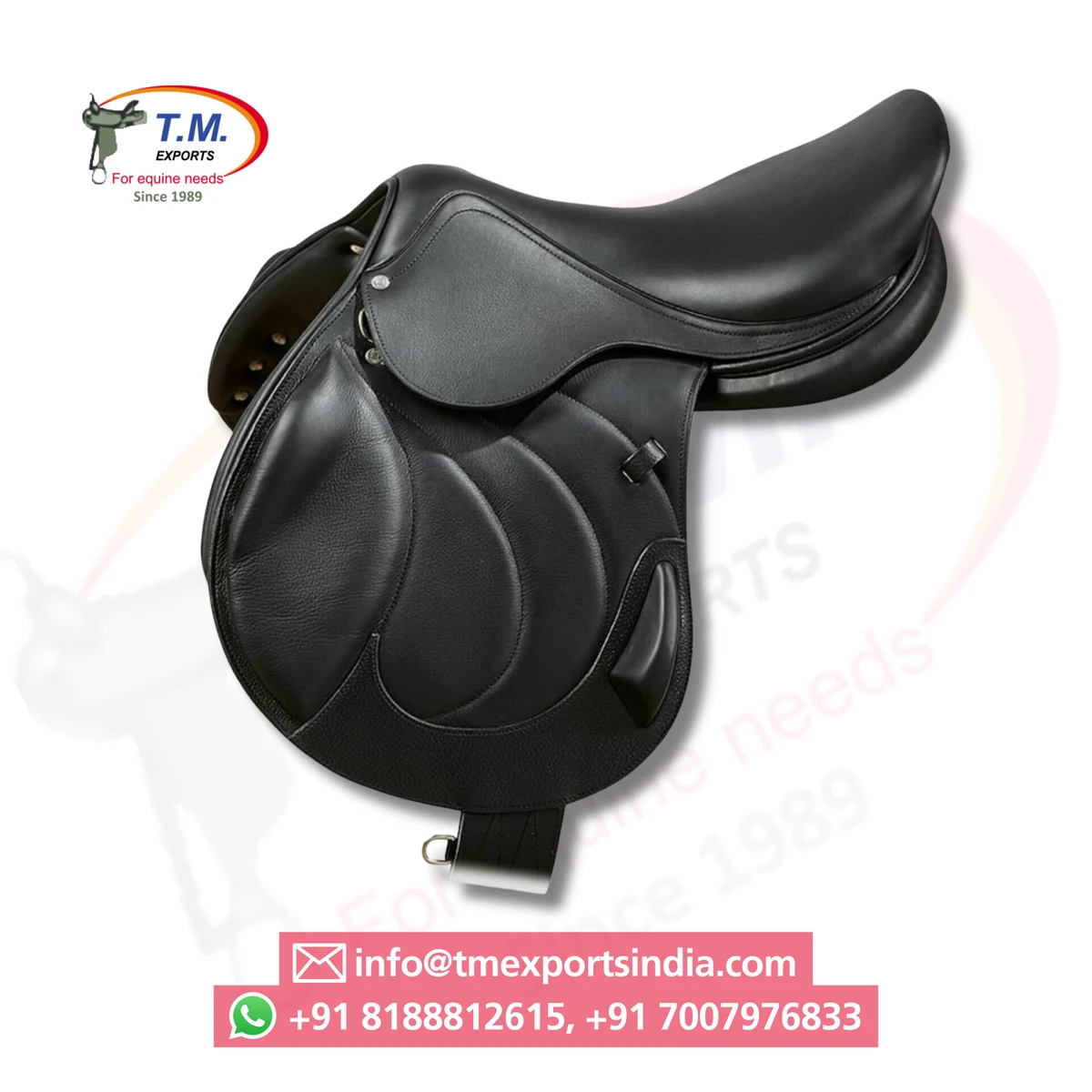 Black Jumping Saddle TM-JMP-010