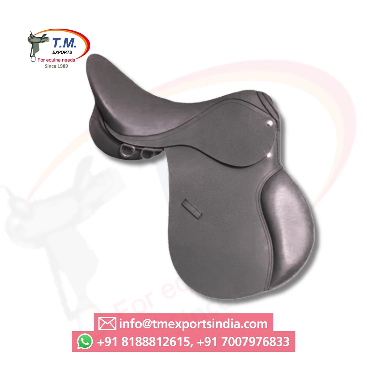 Black Jumping Saddle TM-JMP-014
