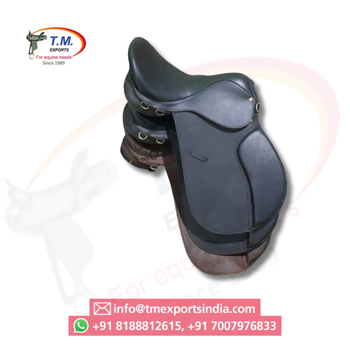 Navy Jumping Saddle TM-JMP-015