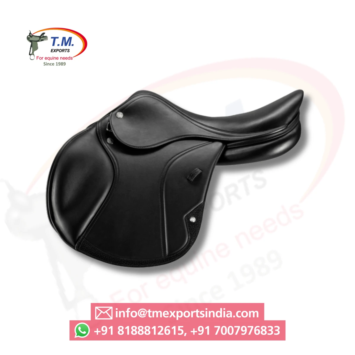 Black Jumping Saddle TM-JMP-017