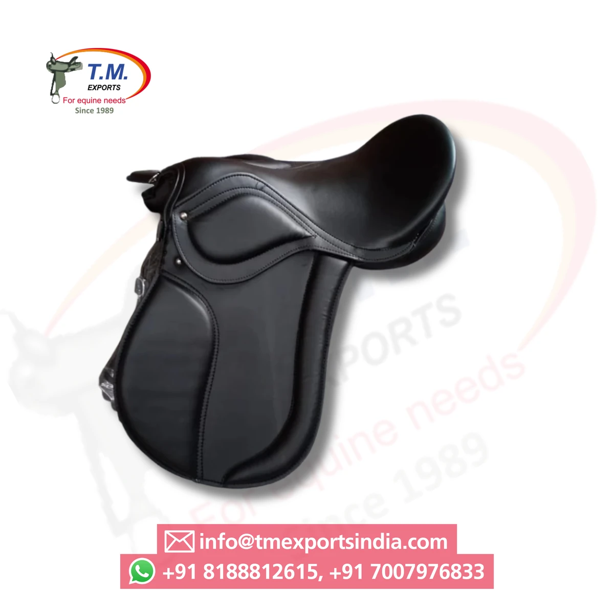 Black Jumping Saddle TM-JMP-019