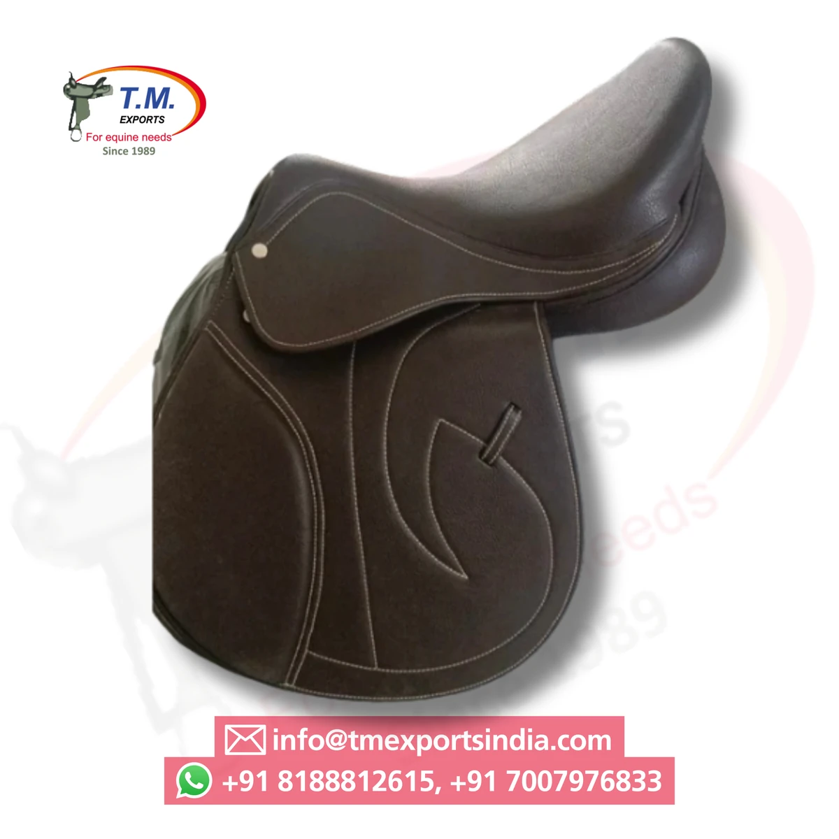 Dark Brown Jumping Saddle TM-JMP-021