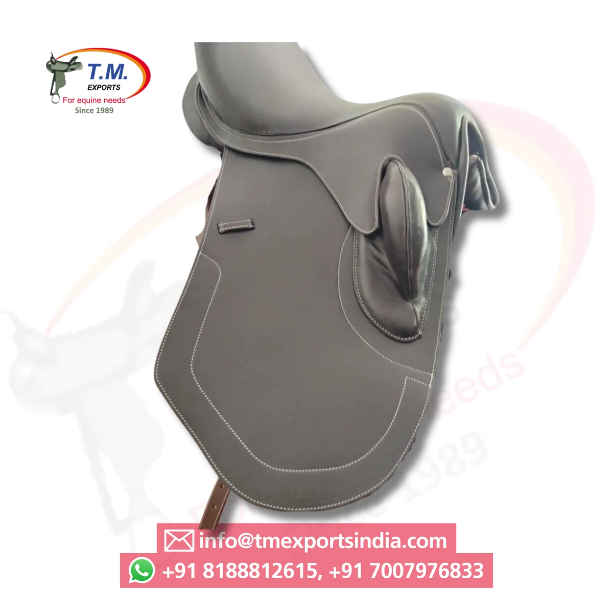 Grey Jumping Saddle TM-JMP-022