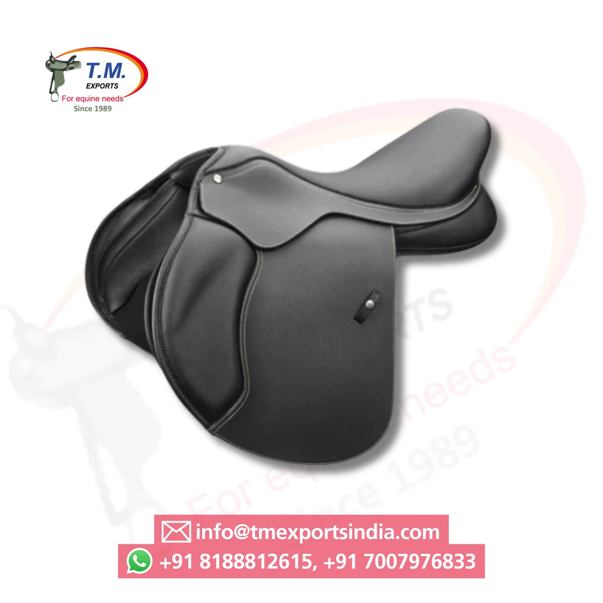 Black Jumping Saddle TM-JMP-024