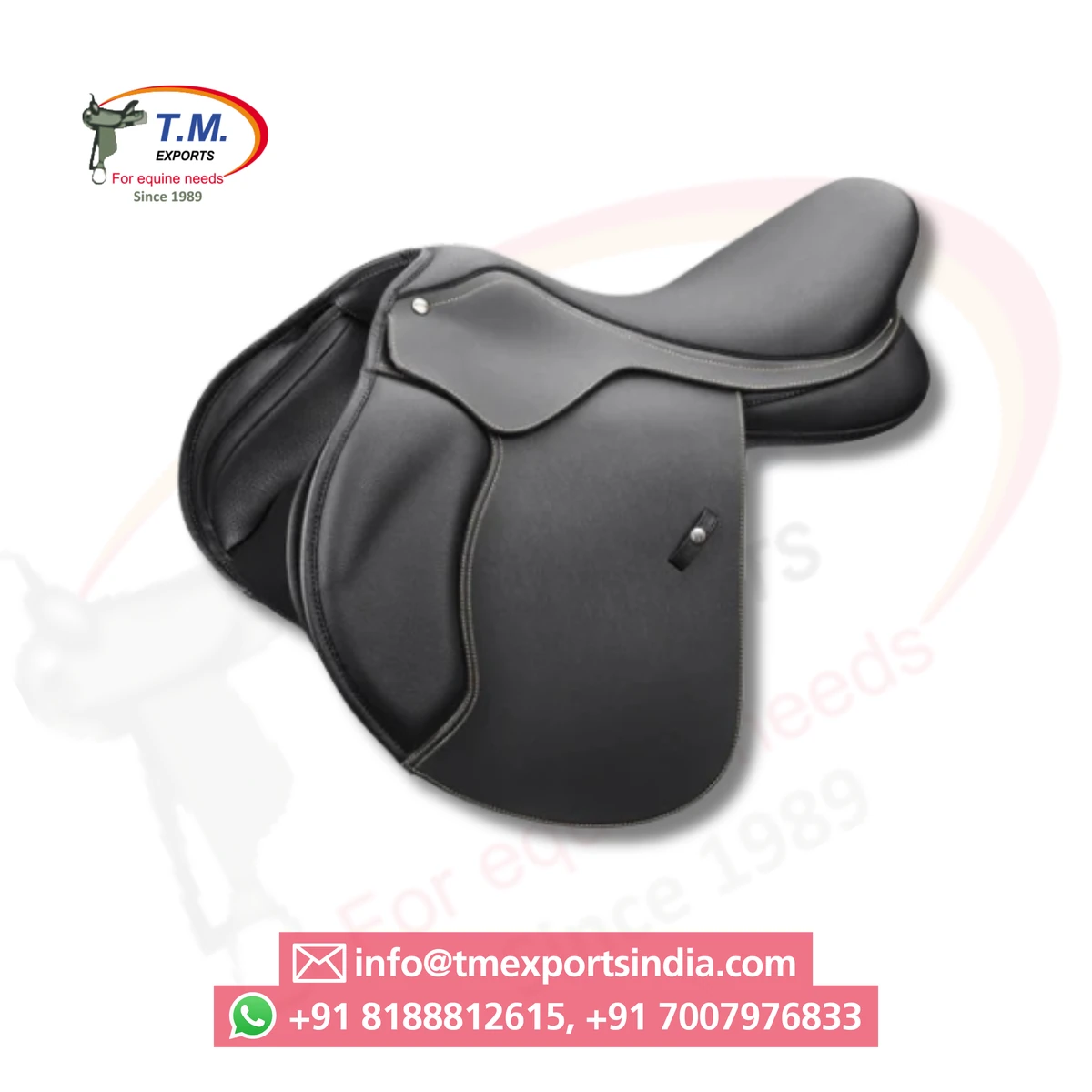 Black Jumping Saddle TM-JMP-026