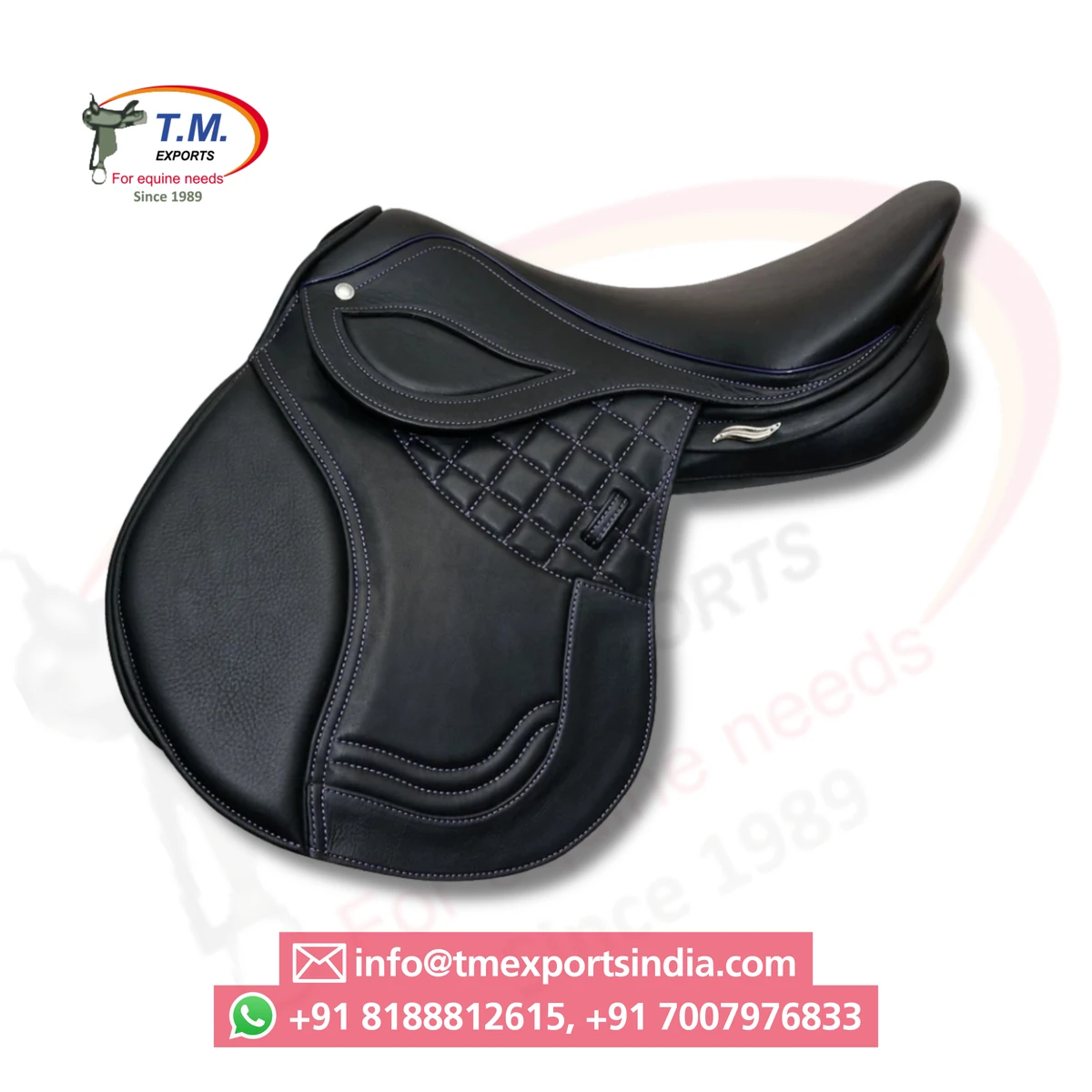 Black Jumping Saddle TM-JMP-035