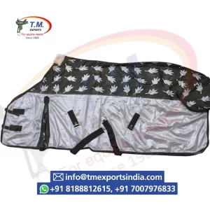 Black & White Mesh Fly Sheet | T.M. Exports