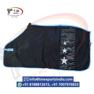 Black Star Horse Rug | T.M. Exports