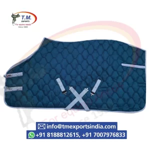 Blue Quilted Horse Rug | T.M. Exports