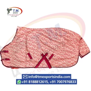Pink Printed Horse Rug | T.M. Exports