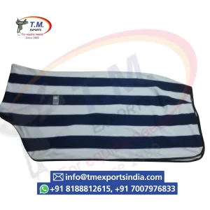 Navy & White Striped Exercise Quarter Sheet
