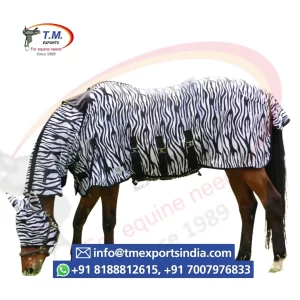 Zebra-Print Horse Fly Sheet