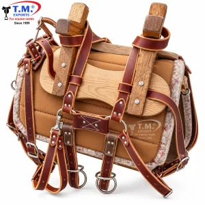 Traditional Donkey Pack Saddle with Leather Harness – TM-DS-005 | T.M. Exports