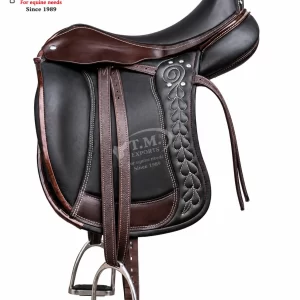 Dark Leather Endurance Saddle