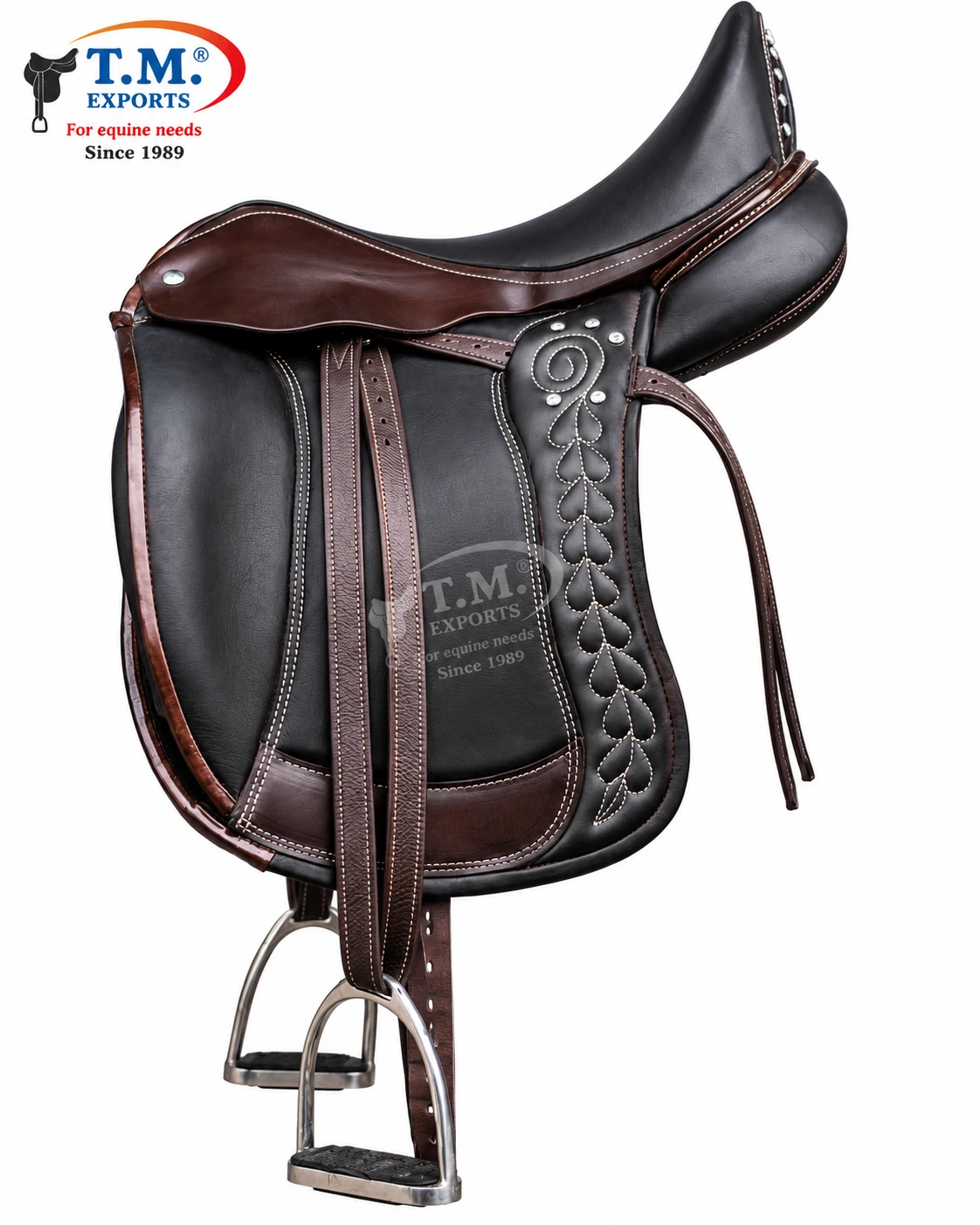 Dark Leather Endurance Saddle