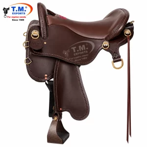 Premium Brown Leather Endurance Saddle