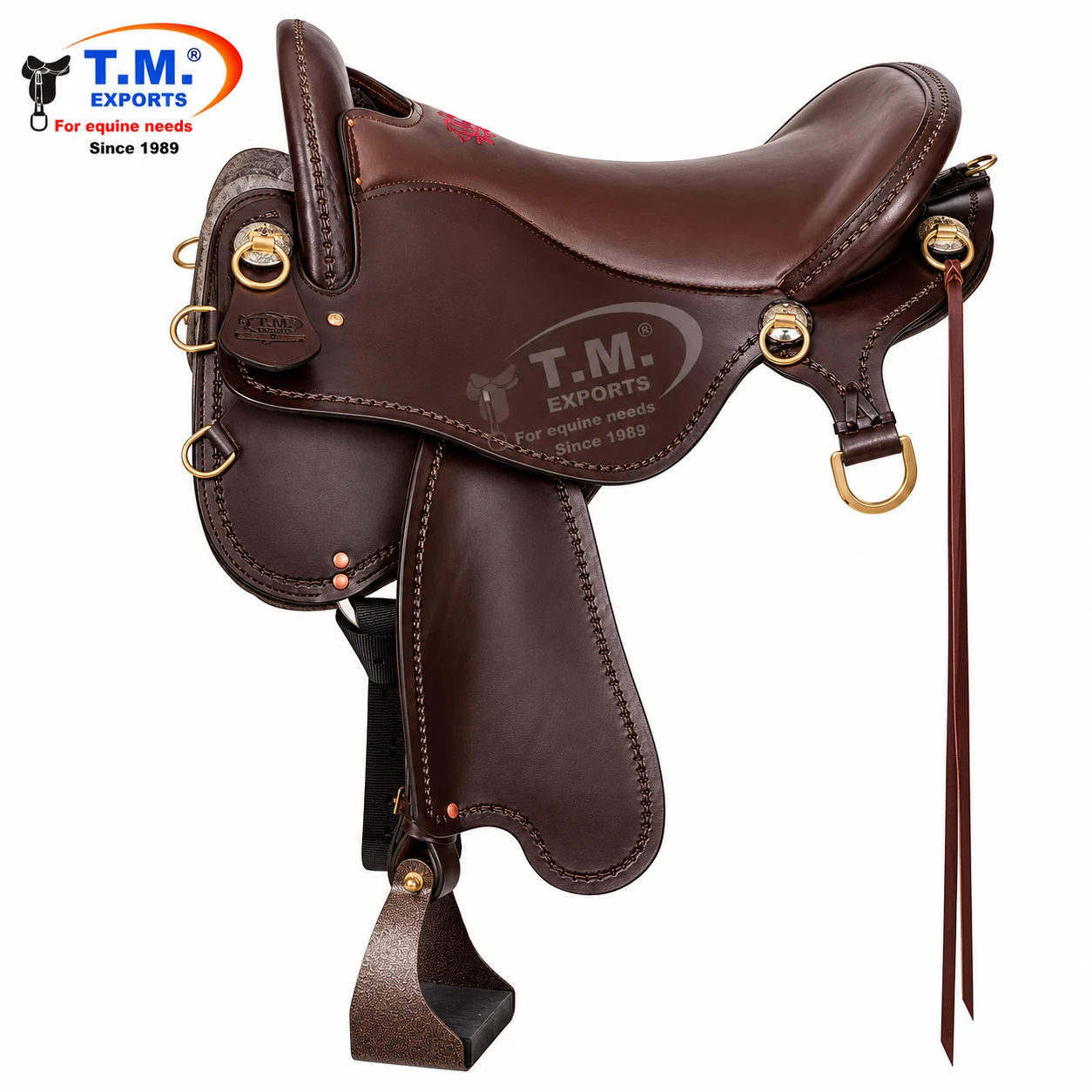 Premium Brown Leather Endurance Saddle