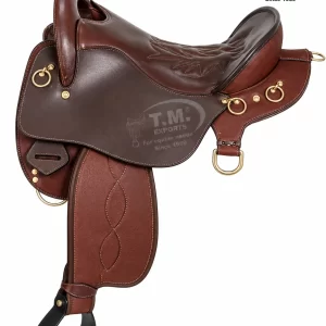 Brown Leather Endurance Saddle