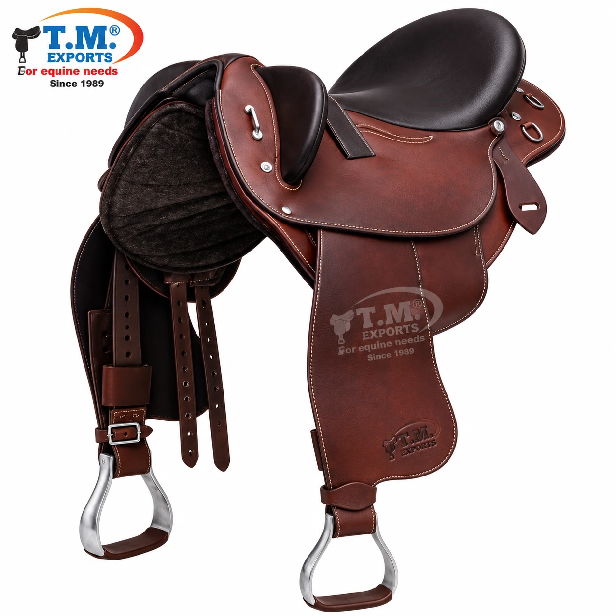 T.M. Exports Endurance Saddle – Western-Inspired Design
