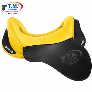 Yellow and Black Endurance Saddle