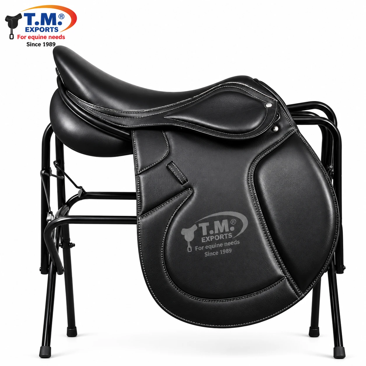 Black English Saddle – TM-ENG-001 | T.M. Exports
