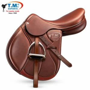 Brown English Saddle – TM-ENG-003 | T.M. Exports