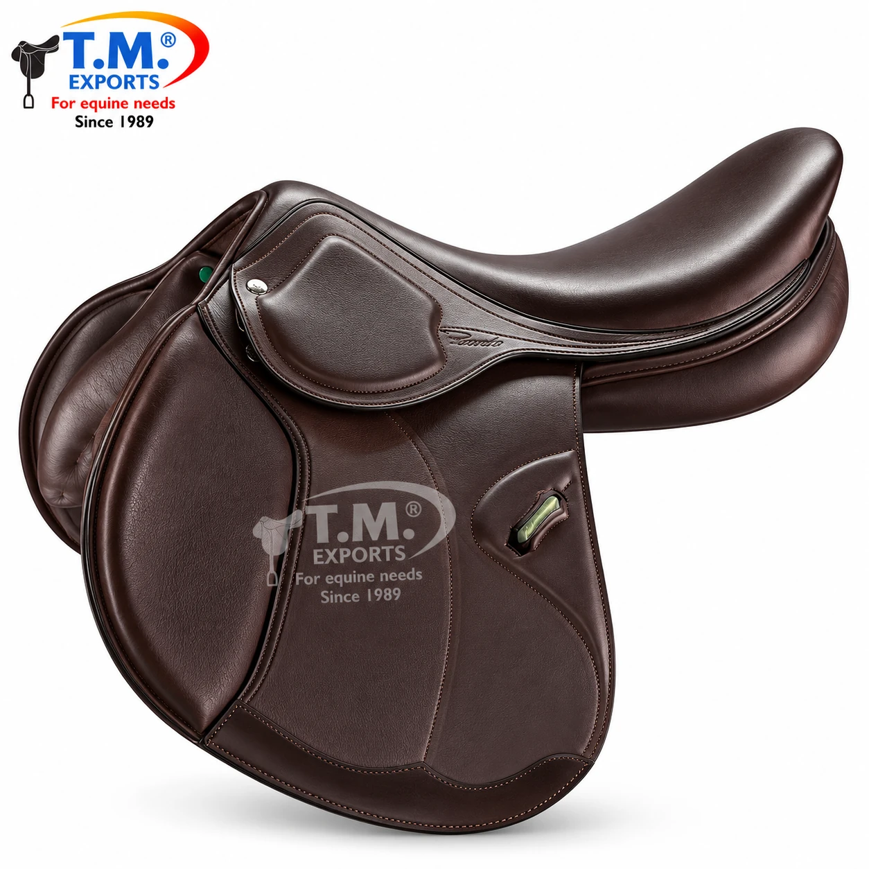 Dark Brown English Saddle – TM-ENG-012 | T.M. Exports