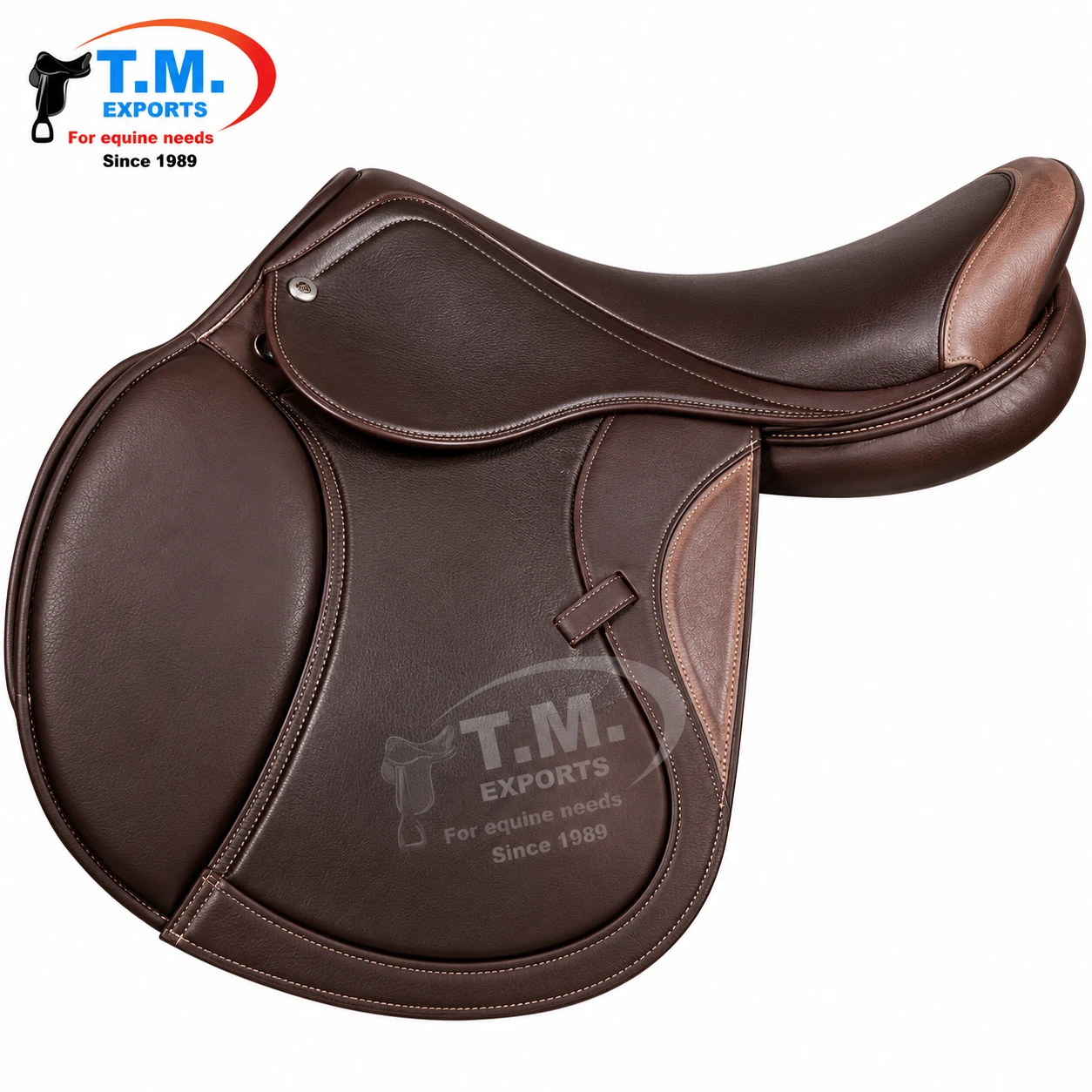 Brown English Close Contact Saddle – TM-CCS-002