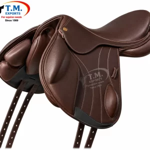 Brown English Close Contact Saddle with Stirrup Leathers – TM-CCS-003