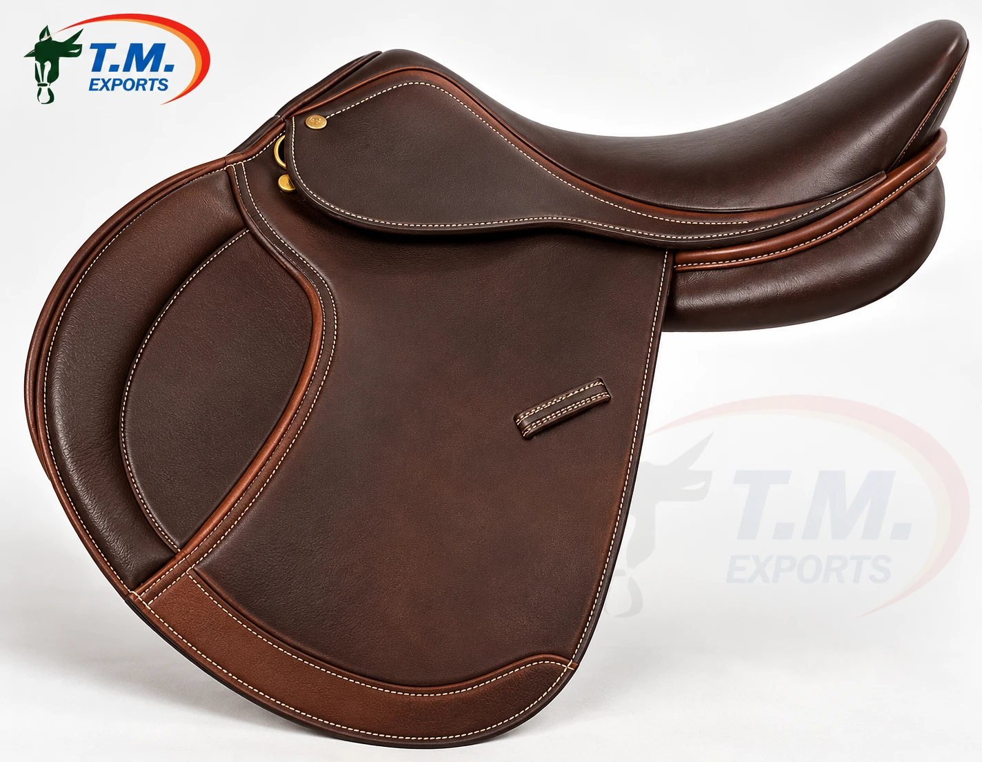 Brown Leather Close Contact Saddle – TM-CCS-008
