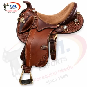 Premium Brown Australian Stock Saddle - TM-AST-007