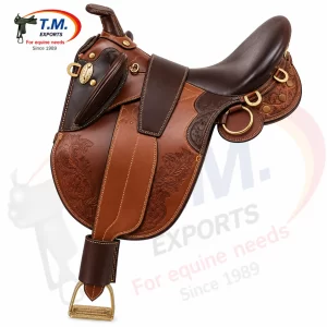 Premium Tooled Australian Stock Saddle - TM-AST-008