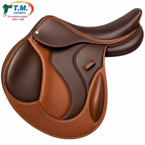 Two-Tone English Close Contact Saddle – TM-CCS-011